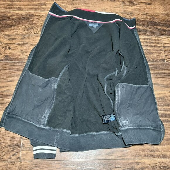 Tommy Hilfiger Full Zip Fleece Jacket Black Men’s Size XL - Picture 4 of 8